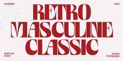 Evismes Font Poster 2