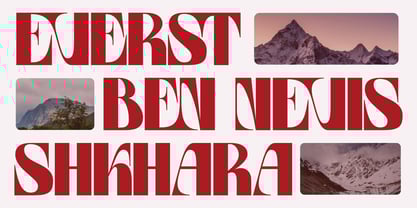 Evismes Font Poster 3