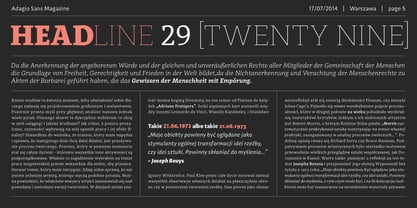 Adagio Sans Font Poster 5