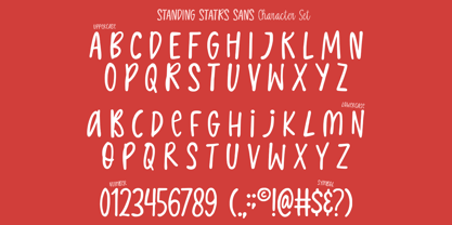 Standing Stars Font Poster 9