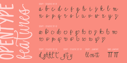 Standing Stars Font Poster 11