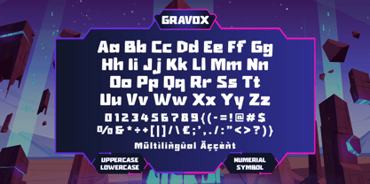 Gravox Font Poster 9