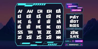 Gravox Font Poster 8