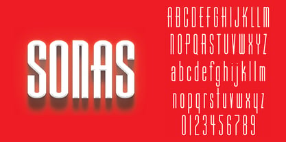 Sonas Font Poster 3