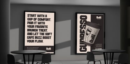 Quinia Retro Font Poster 15
