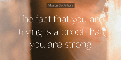 Maison De Artisan Font Poster 3