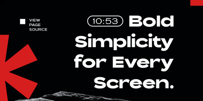 Barcola Expanded Font Poster 3