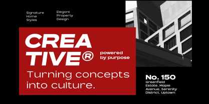 Barcola Expanded Font Poster 7