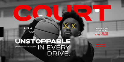 Barcola Expanded Font Poster 12