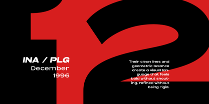 Barcola Expanded Font Poster 5