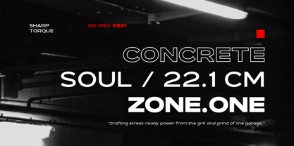 Barcola Expanded Font Poster 13