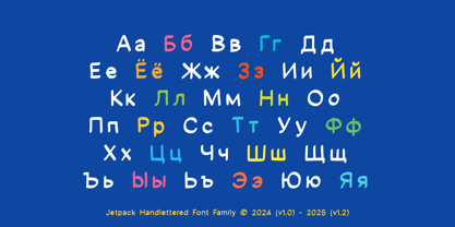 Jetpack Font Poster 7