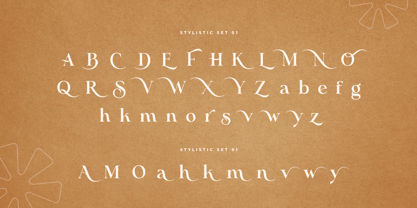 Merona Heavens Font Poster 11