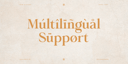 Merona Heavens Font Poster 8