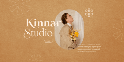 Merona Heavens Font Poster 3