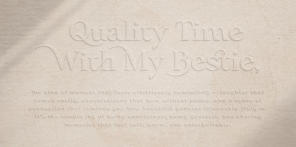 Merona Heavens Font Poster 14