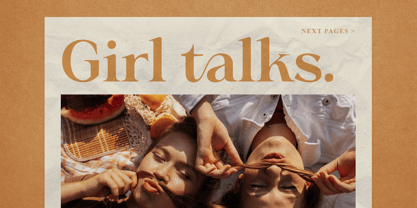 Merona Heavens Font Poster 5