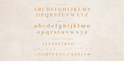 Merona Heavens Font Poster 10