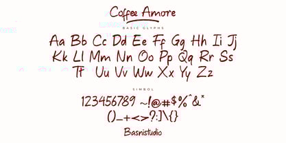 Coffee Amore Font Poster 11