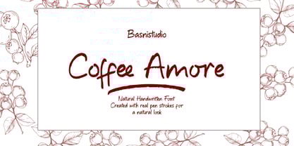 Coffee Amore Font Poster 1