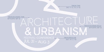 Tirion Font Poster 9