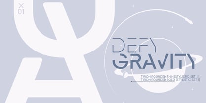 Tirion Font Poster 3