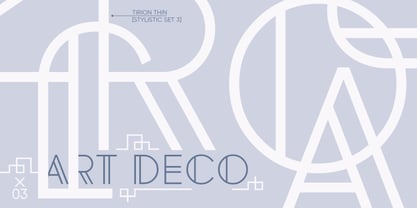 Tirion Font Poster 4