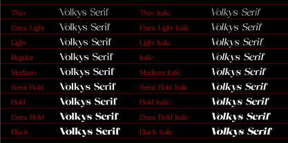 Volkys Serif Font Poster 13