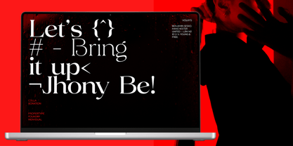 Volkys Serif Font Poster 4