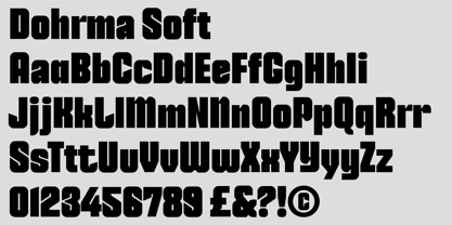 Dohrma Font Poster 7