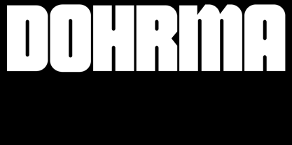 Dohrma Font Poster 1