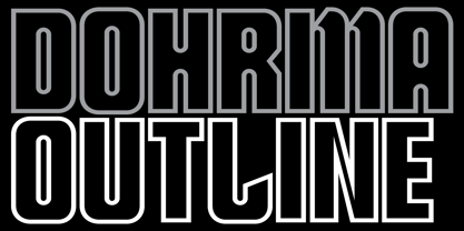 Dohrma Font Poster 12