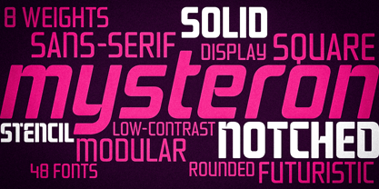Mysteron Font Poster 9