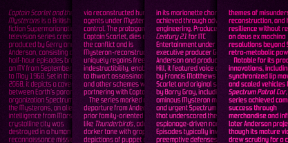 Mysteron Font Poster 13