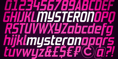 Mysteron Font Poster 3