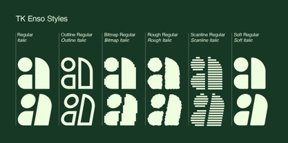 TK Enso Font Poster 2