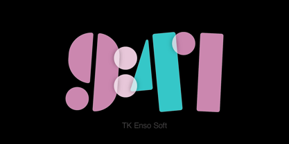 TK Enso Font Poster 6