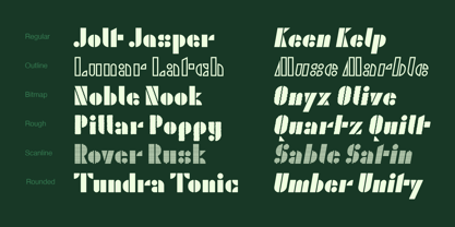 TK Enso Font Poster 3