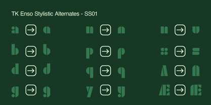 TK Enso Font Poster 4