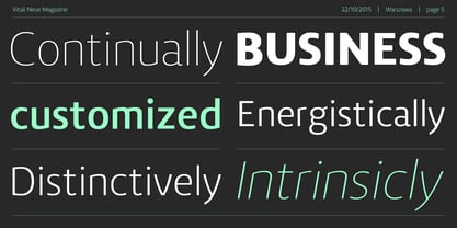 Vitali Neue Font Poster 5