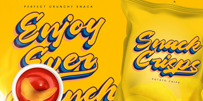 Aesthetic Timeglow Font Poster 7