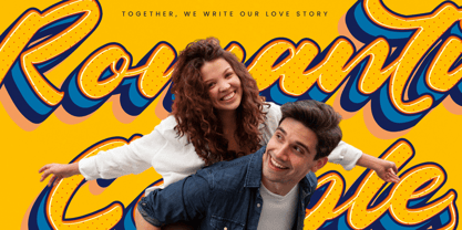 Aesthetic Timeglow Font Poster 3