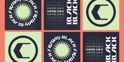 Cyber Motion Font Poster 3