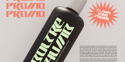 Cyber Motion Font Poster 4