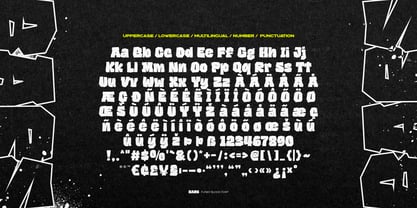 Bars Font Poster 7