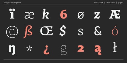 Adagio Slab Font Poster 4