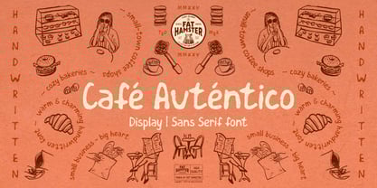 Cafe Autentico Font Poster 1