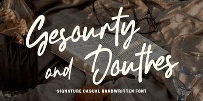 MC Gesourty Douthes Font Poster 1