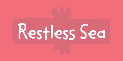 Restless Sea Font Poster 1