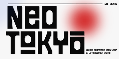 Neotokyo Font Poster 1